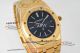 swiss replica Audemars Piguet Royal Oak Extra-Thin 15202 blue face gold case watch (2)_th.jpg